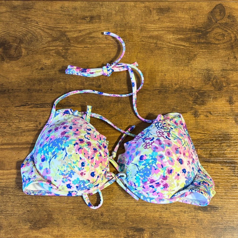 Victoria’s Secret Floral Push-Up Bikini Top